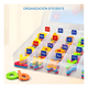 thumbnail image 2 of Kit letras coloridas magnéticas, 104pcs pizarra doble #2, 2 of 3