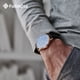 thumbnail image 4 of Correa de reloj Fullmosa Leather de 18 mm para Garmin Vivoactive 4S, 4 of 8