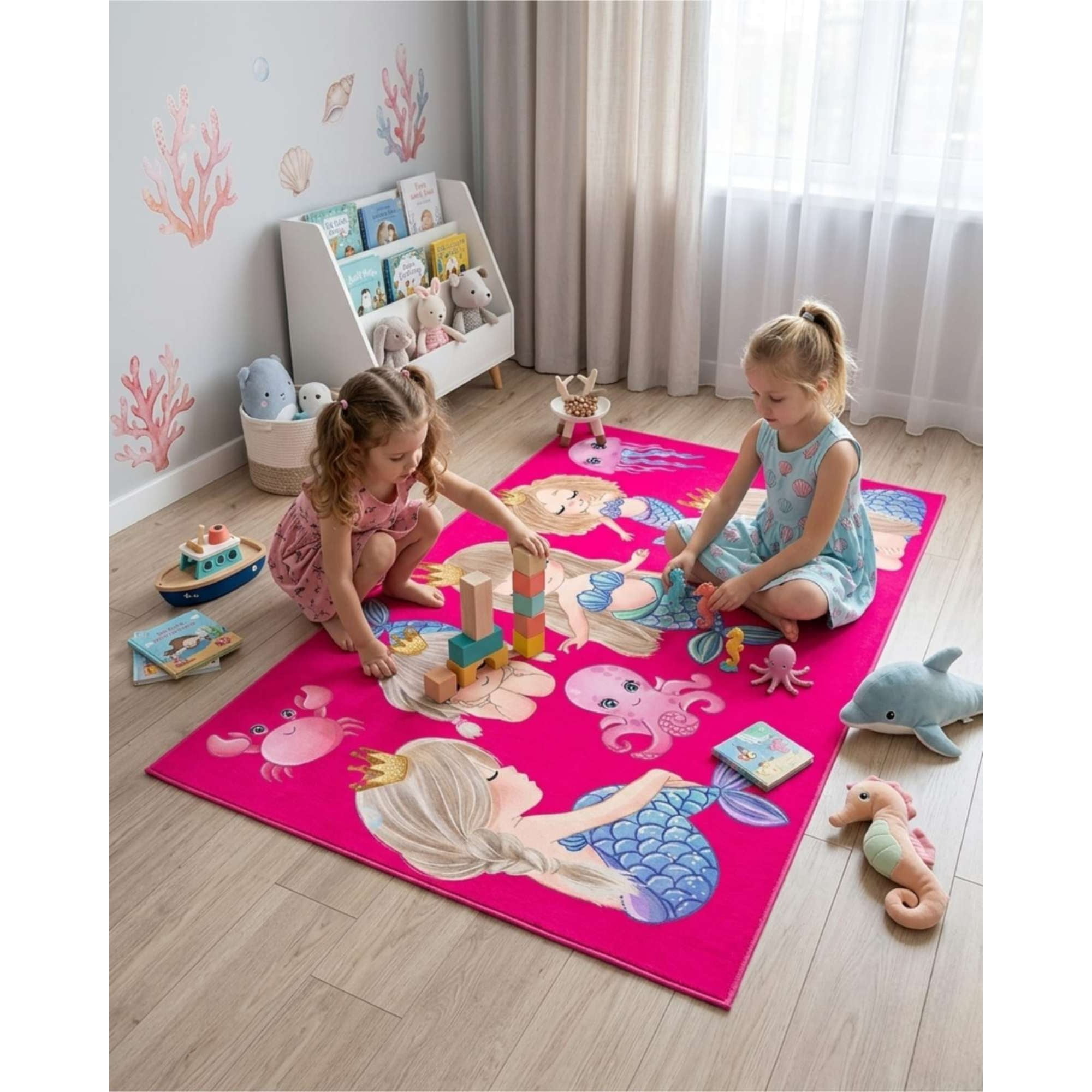 Mylhogar - Tapete De Juegos Infantil Antideslizante De 120x160cm