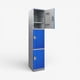 thumbnail image 3 of Locker Plasticos: 1 Cuerpos y 3 Puertas Azul - SAL-600, 3 of 6