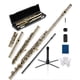 thumbnail image 1 of Flauta Flute AKLOT Concert C con orificio cerrado, 16 teclas y funda, 1 of 9