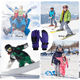 thumbnail image 5 of Guantes de nieve y esquí de invierno para niños, guantes juveniles para clima frío para esquiar., 5 of 5