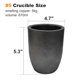 thumbnail image 2 of Crisol Nelyrho de Grafito 5 kg con Vertedor, 2 of 9