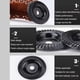 thumbnail image 3 of Disco de carburo para amolar madera, 2 unidades, 4 pulgadas, para tallar madera, plano y redondeado (negro), 3 of 7