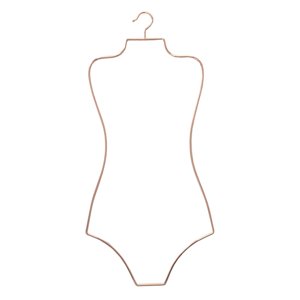 Magideal - Forma Del Cuerpo Traje De Baño Ropa De Playa Colgador Organizador De Guardarropa Colgador De Ropa Lencería Trajes Perchas Abrigos Para , Rosa Rosa Áurea