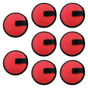 Ioensy - 8 Piezas Cubiertas De Señuelos Livianos Guardia De Señuelos Cubiertas De Gancho De Señuelo Para Caña De Pescar Rojo