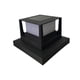 thumbnail image 3 of Luz Solar Para Tapa De Poste, Luz Exterior Para Jardín, Porche, Barandilla, Patio Trasero, Color Negro, 3 of 5