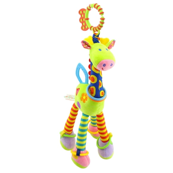 Bebé Ni?os Sonajero Juguetes Dibujos Animados Animal Felpa Mano Campana Ni?os Regalos Verde