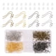 thumbnail image 3 of Kit de fabricación de aretes Tapones para aretes de bricolaje con Ganchos para aretes franceses Alambre para oreja para la fabricación de, 3 of 5