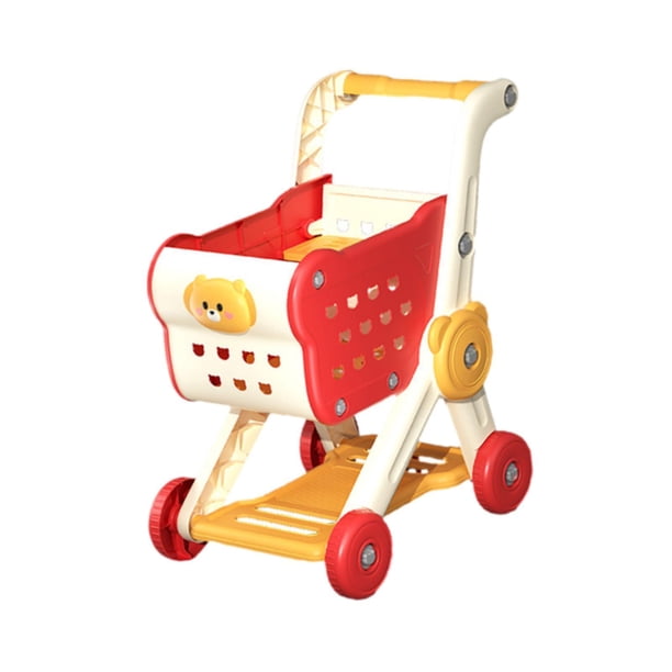 Carrito De Compras De Juguete Para Niños Carrito De Compras De Juguete Para Niños Y Niñas De 3 Años En Adelante Rojo
