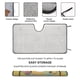 thumbnail image 2 of Parasol Plegable para Parabrisas Desmarcar 140cm x 76cm, 2 of 6