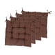 thumbnail image 4 of 4 Almohadillas Lavables Para Silla, Cuadradas, Para Comedor, Aula, Patio, Color Café, 4 of 5