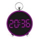 thumbnail image 1 of Reloj Despertador Digital Moderno Con Luz Ambiental Para Sala De Estar, Oficina, Mesita De Noche, Color Rojo Rosa, 1 of 5