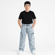 thumbnail image 1 of Pantalón Jeans Cargo Niño Denim Estilo Urbano, 1 of 3