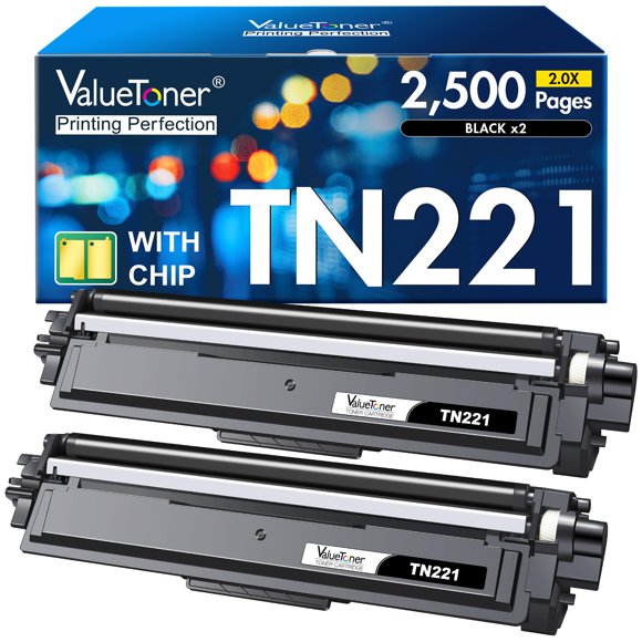 Cartucho de tóner Valuetoner TN221 TN221BK para Brother TN221
