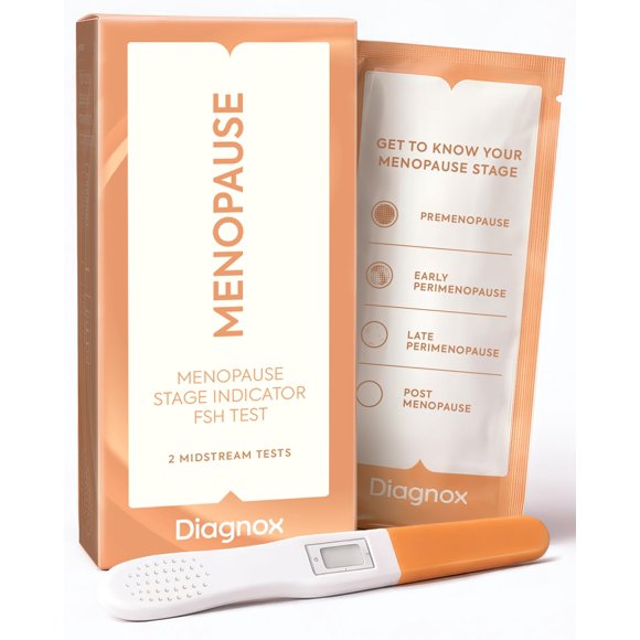 Test de Menopausia DIAGNOX HEALTH FSH, flujo medio, 2 unidades