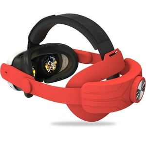 Correa De Cabeza Aaronmei Comfort Para Meta Quest 3 Roja