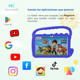 thumbnail image 4 of Tablet Niños 7" 2G-32G Control Parental Wifi Playstore AT70K Azul, 4 of 9