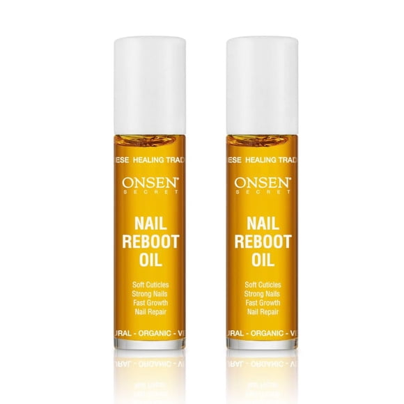 Aceite reparador de uñas y cutículas Onsen Secret 2x10 ml con Tsubaki