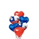thumbnail image 1 of Set 6 Globos Corazones Fiestas Patrias Chile Cotillon, 1 of 3