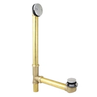 Desagüe Y Rebosadero Para Bañera Kingston Brass Dtt2181, Cromado