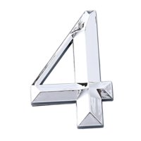 Magideal - Número De Casa 3D, Letrero De Buzón, Señalización Resistente A La Intemperie, Número De Puerta Para Hotel 4