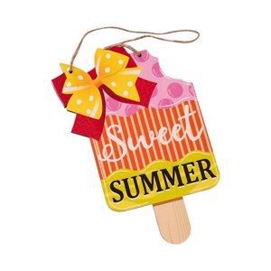 Bothyi - Letrero Colgante De Helado Sandbeach Para El Hogar, Cafetería, Ventana, Decoración De Puerta, Dulce Verano