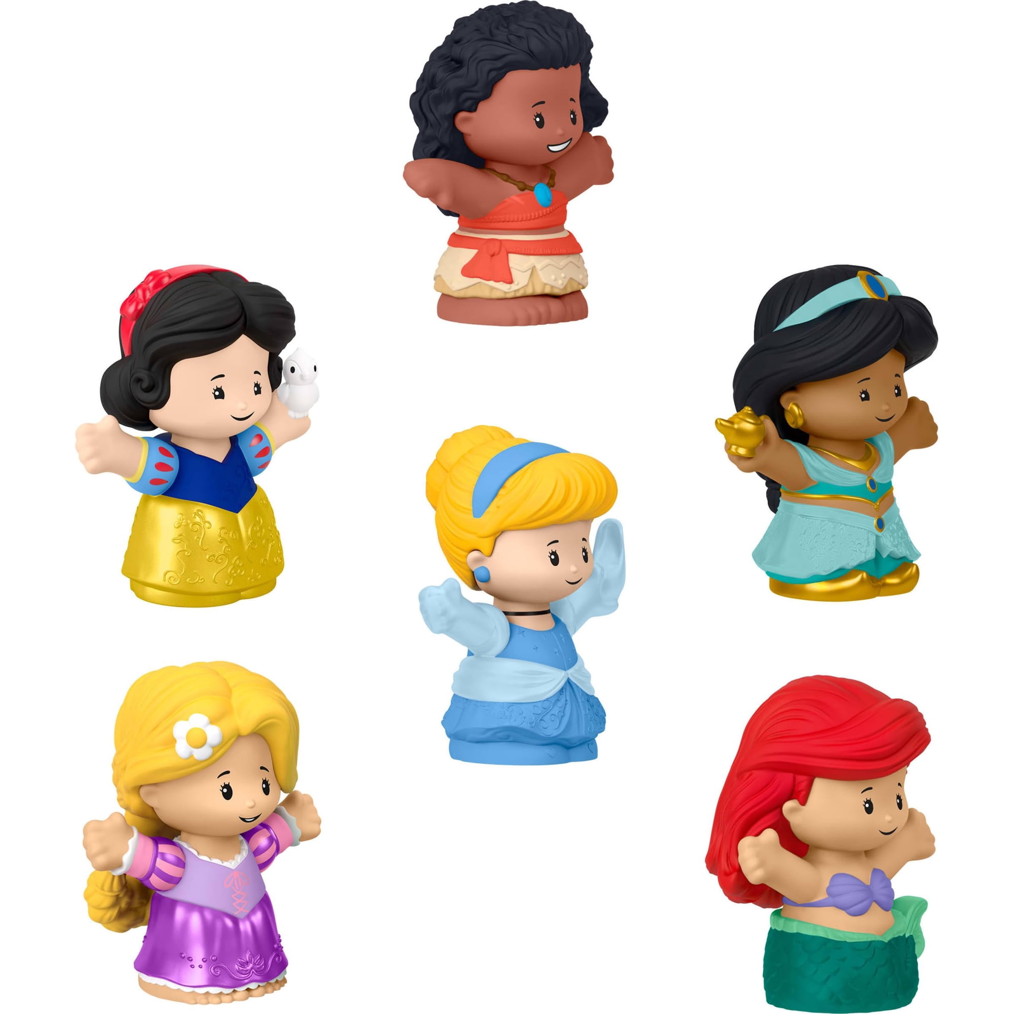 Paquete De Figuras Fisher-price Little People Disney Princess