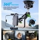 thumbnail image 3 of Soporte de teléfono para coche - Soporte metálico universal ultraduradero, con rotación de 360°, ventosa para parabrisas, para todos los smartphones, incluidos iPhone, Samsung y más.-Estándar, 3 of 6