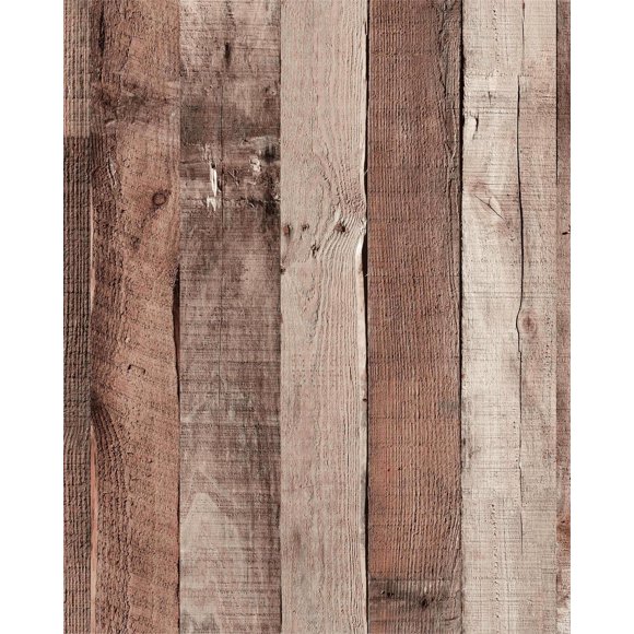 Papel de contacto de madera Yun-aeon, madera natural y canela, 44 cm x 6 m
