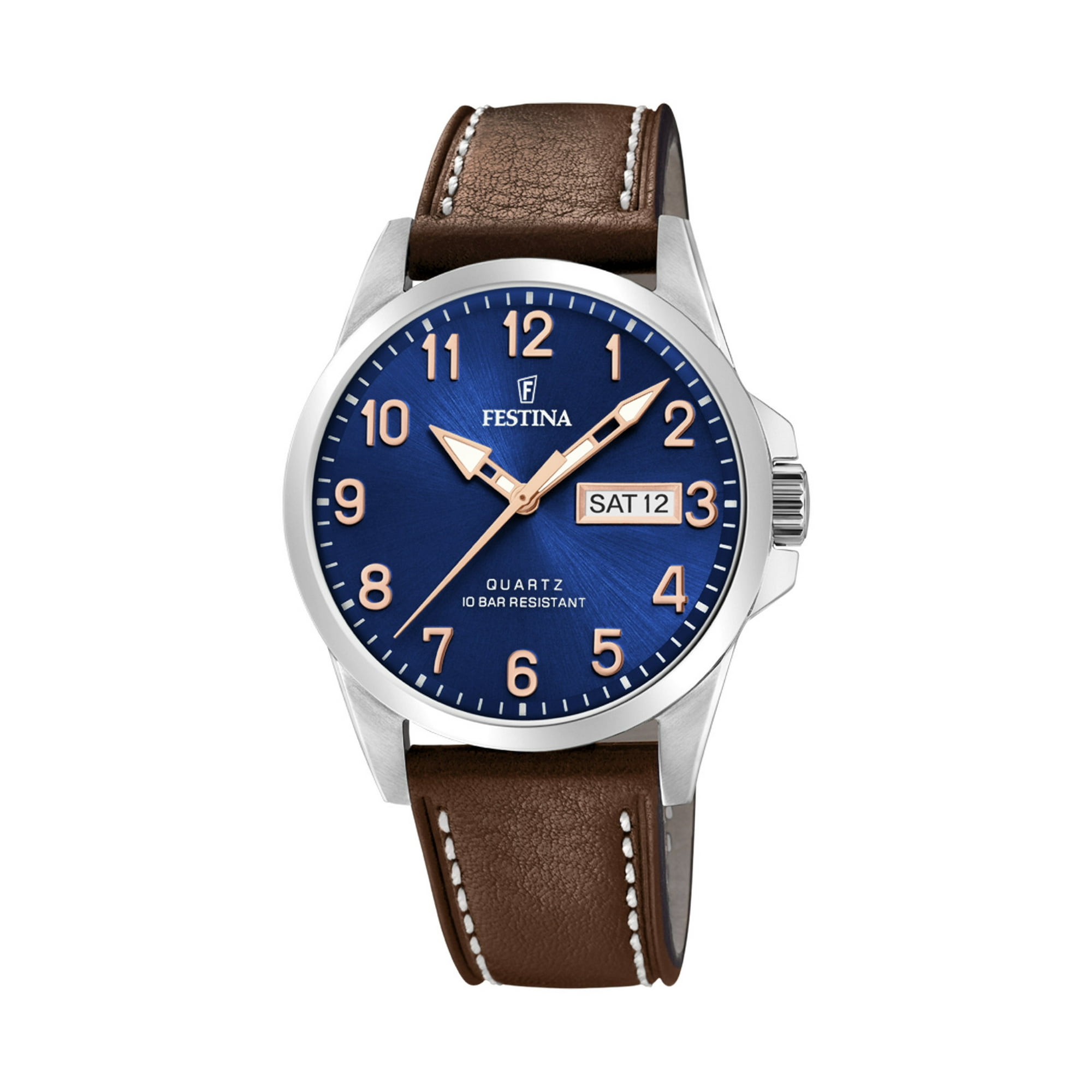Reloj F20358/b Festina Azul Hombre Acero Clásico