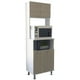 thumbnail image 3 of Mueble Microondas 4 Puertas Fm-011c Café Claro Y Blanco, 3 of 6