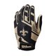 thumbnail image 2 of Guantes de fútbol Wilson NFL Stretch Fit para adultos New Orleans Saints, 2 of 3