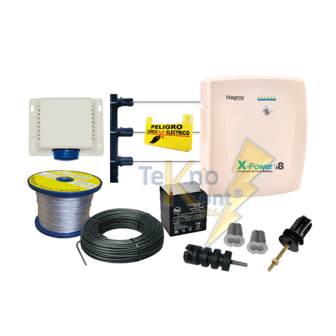 Kit 30 Metros Cerco Electrico Hagroy I8