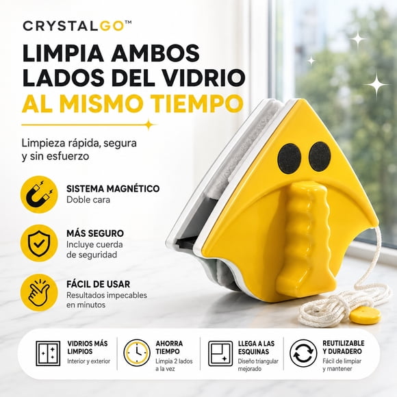 LIMPIAVIDRIOS MAGNÉTICO DOBLE CARA