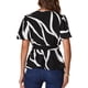 thumbnail image 3 of INSPIRE CHIC Blusa Elegante con Volantes para Mujer, Escote en V Cruzado, Cintura Elástica con Cinturón, Chic Elegante, L Negro, 3 of 6