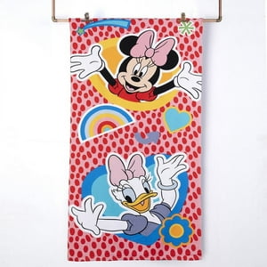 Disney-Minnie - Toalla Playa C/Bolso 70X140+33X42 Minnie Heart