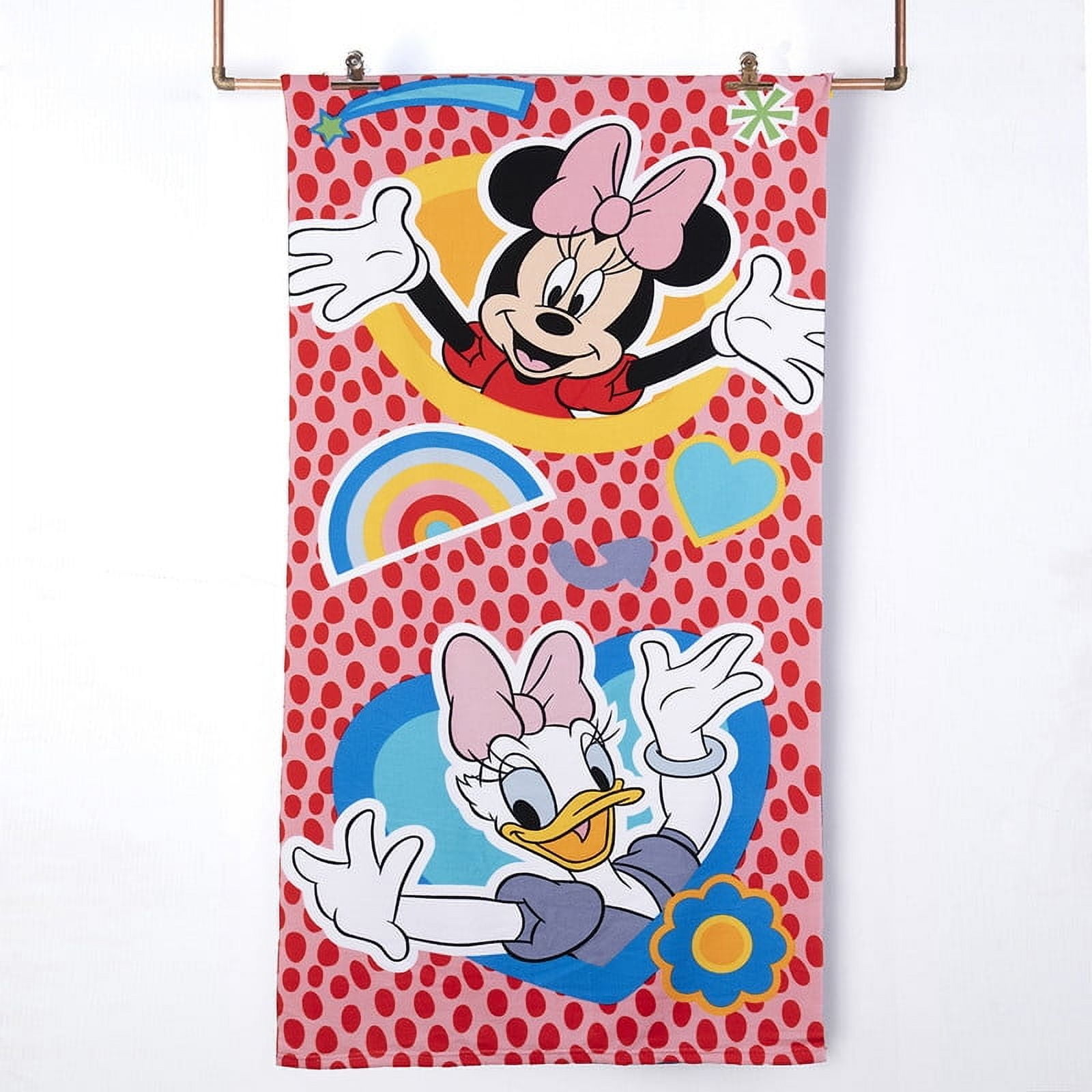Disney-minnie - Toalla Playa C/bolso 70x140+33x42 Minnie Heart
