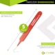 thumbnail image 3 of Pinza para puntos negros Cynamed profesional con punta curva de acero, 3 of 6
