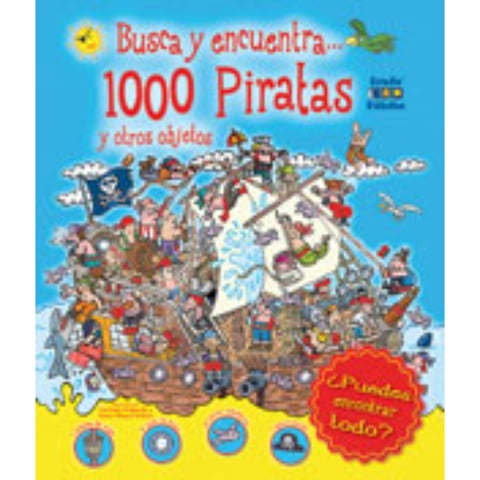 Edimat Libros - 1000 Piratas Y Otros Objetos -Busca Y Encuentra...-
