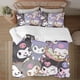 thumbnail image 1 of Kuromi Soft 3D Printed Duvet Cover Bedding Set with Comforter Cover 3 Piece Set, 1 of 5