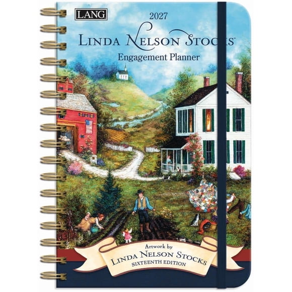 Agenda Lang Brands 16 x 24 cm 2027 de Compromisos