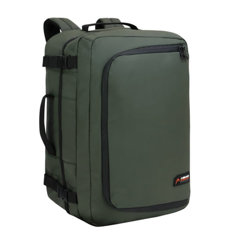 Mochila De Viaje Premium Traveler Verde Militar Head