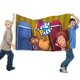 thumbnail image 2 of Paula y Amigos Bandera impresa con temática, regalo perfecto para fanáticos, amigos y familiares, y adecuada para actividades al aire libre e interiores, decoraciones de fiesta. 90 cm × 150 cm., 2 of 6