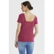 thumbnail image 3 of Polera Mujer Ajustado Fucsia, 3 of 4