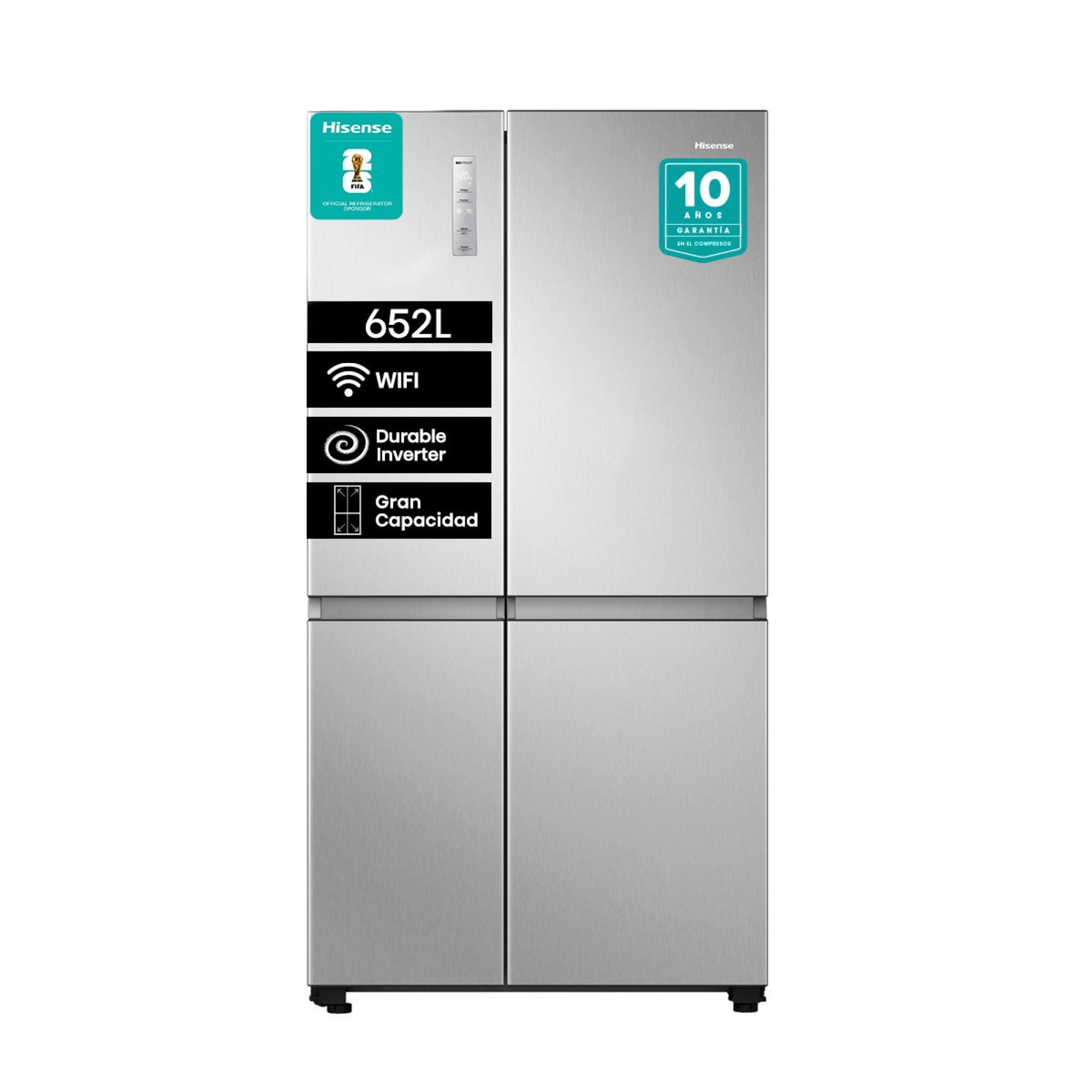 Refrigerador Hisense Side By Side No Frost / Rs820Nv 652 Litros