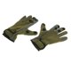 thumbnail image 5 of 1 par de guantes de pesca antideslizante ciclismo cálido 3 guantes de medio dedo xl verde, 5 of 5