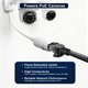thumbnail image 3 of Cable Ethernet Jadaol Cat 6 de 3 m para exterior/interior, 10 Gbps, negro, 3 of 9