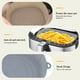 thumbnail image 4 of 3pcs, Silicone Air Fryer Liners (7.09''), Air Fryer Liner Pots, Silicone Basket Bowls, Reusable Baking Trays, Oven Accessories, Baking Tools, Kitchen Gadgets, Kitchen Accessories, Home Kitchen Items, 4 of 4