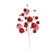 thumbnail image 2 of 6 piezas de púas de bolas de purpurina navideñas para decoración de árboles de Navidad, púas para árboles de Navidad en para fiestas, decoraci Rojo, 2 of 5